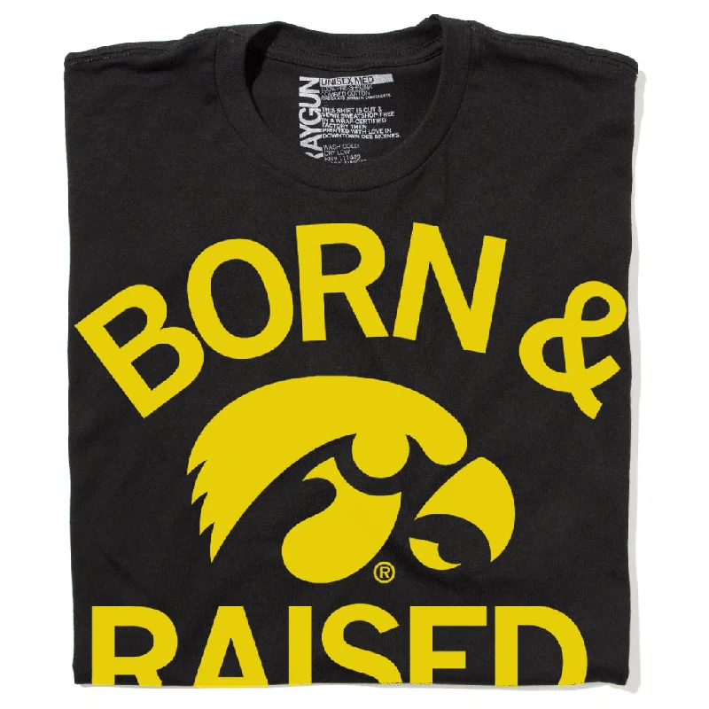 Hawkeyes Born & Raised Black