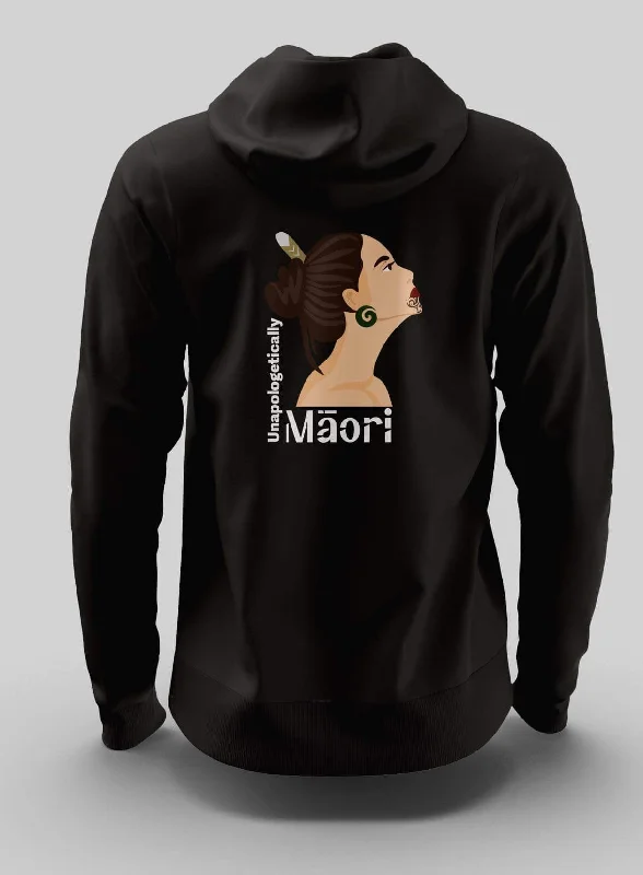 Women’s Hoodie Black / Coloured Print