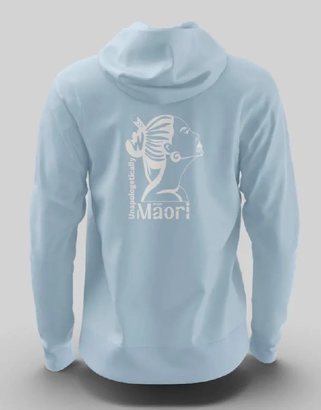 Women’s Hoodie Blue / White Print