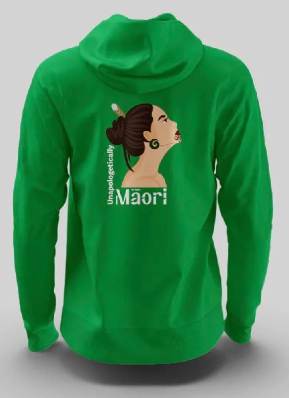 Women’s Hoodie Green / Coloured Print