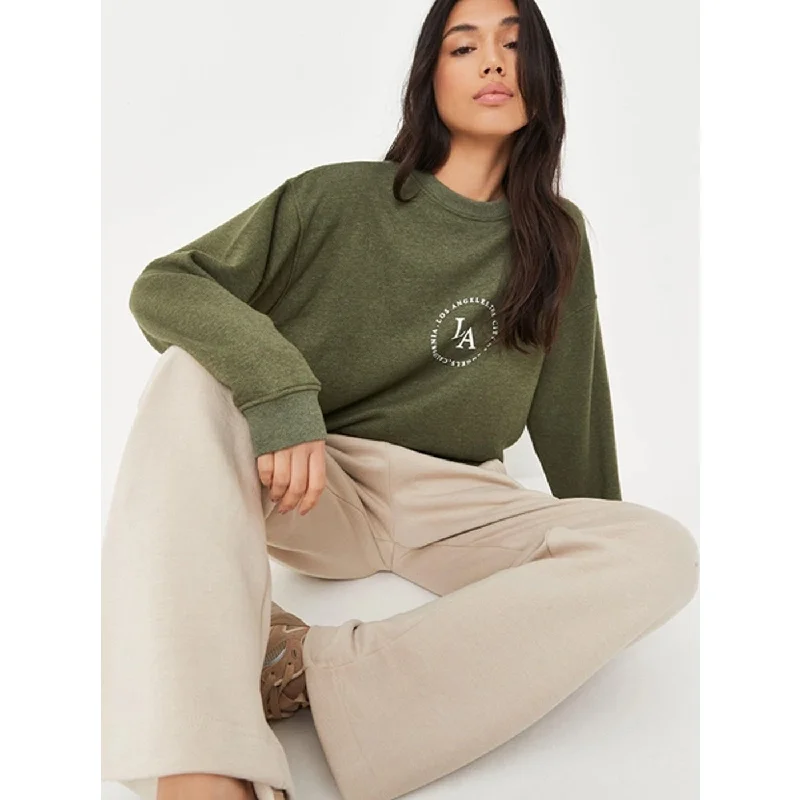 Green Oversized LA Sweatshirt