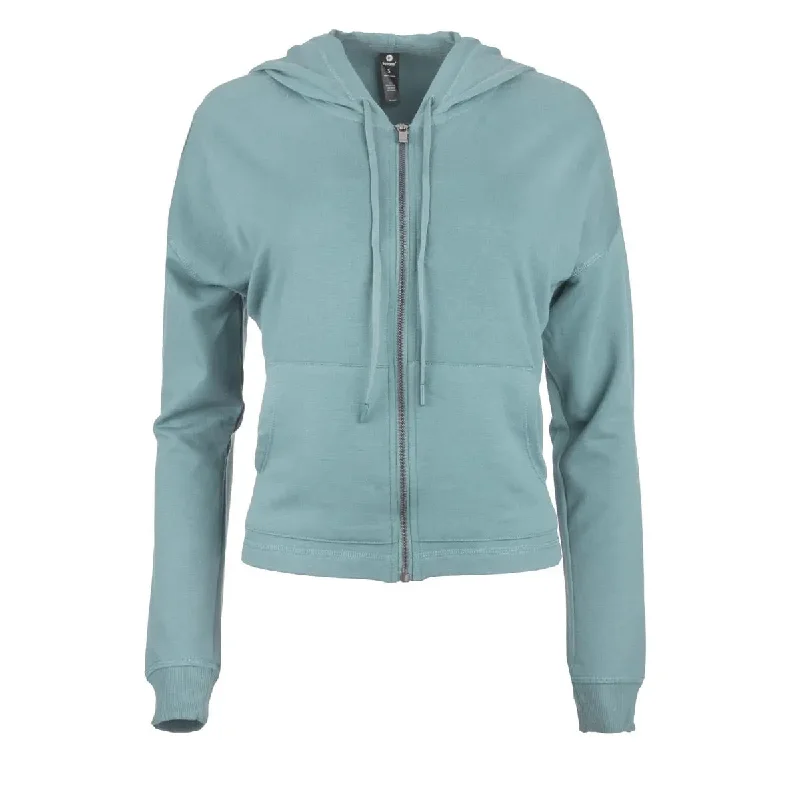 90 Degree by Reflex Women's Terry Brushed Hoodie Jacket