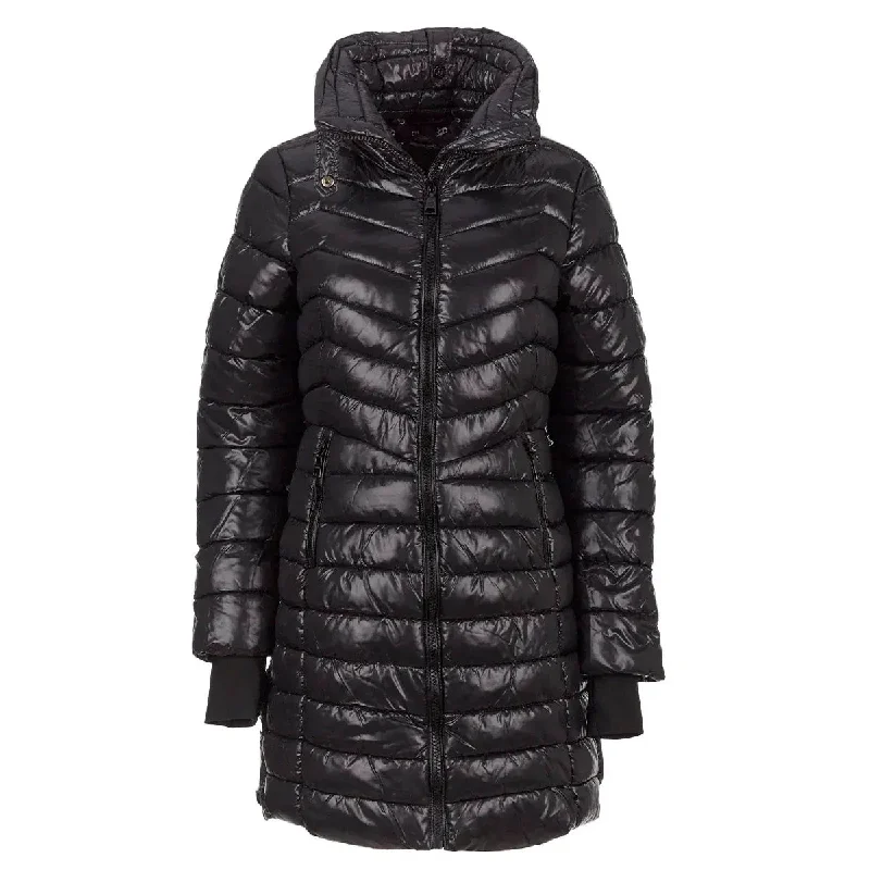 Steve Madden Women's Chevron Quilted Puffer