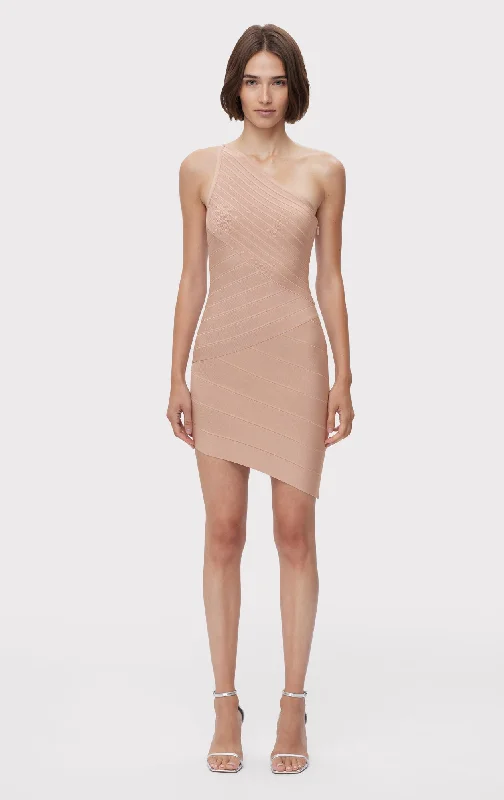 ICON ASYMMETRICAL MINI DRESS